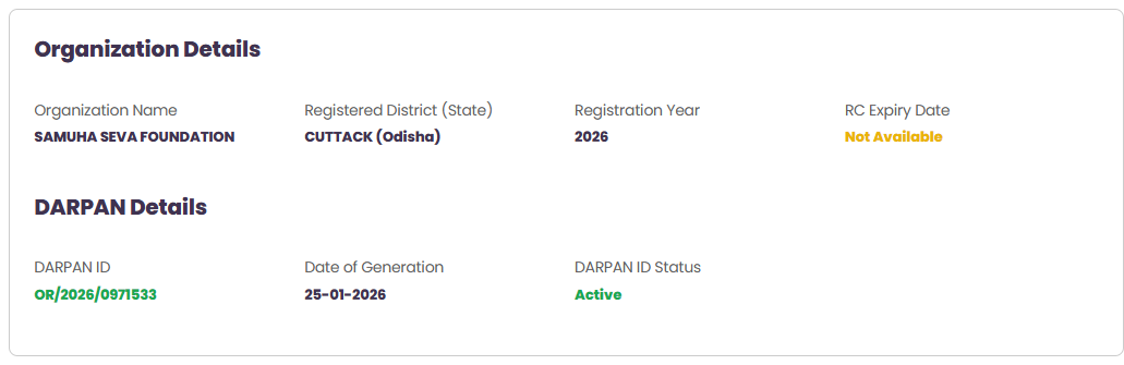 NGO Darpan